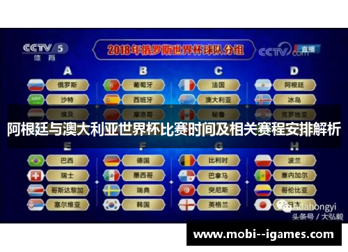 阿根廷与澳大利亚世界杯比赛时间及相关赛程安排解析 阿根廷与澳大利亚世界杯比赛时间及相关赛程安排解析